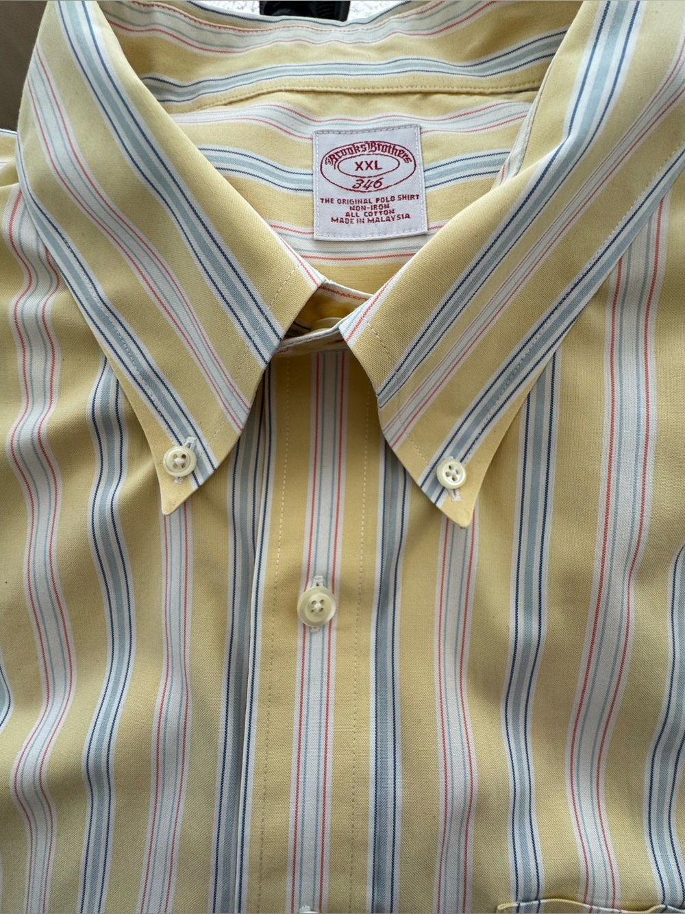 New! Brooks Brothers XXL Shirt Non-Iron Long Sleeves